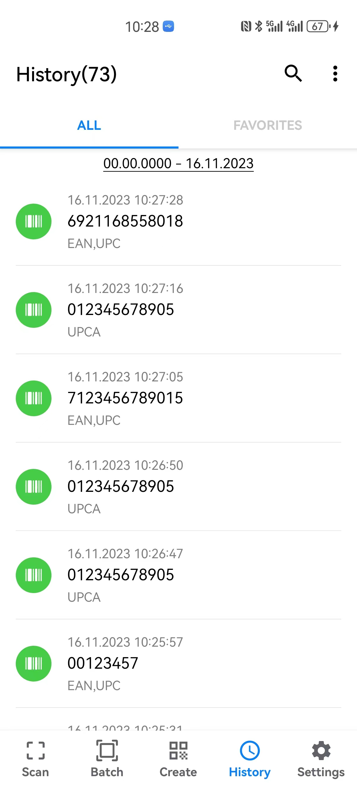 اسکرین شات 8 برنامه Super CodeReader