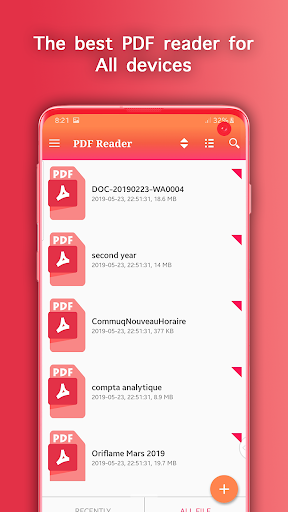 اسکرین شات 4 برنامه PDF Reader - PDF File viewer & Ebook Reader