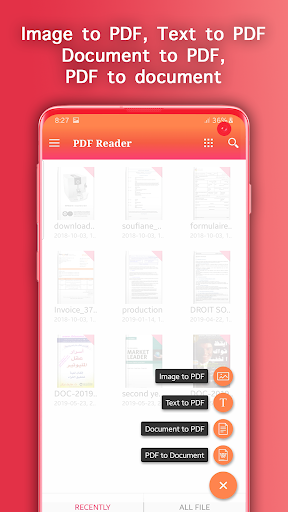 اسکرین شات 1 برنامه PDF Reader - PDF File viewer & Ebook Reader
