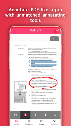 اسکرین شات 5 برنامه PDF Reader - PDF File viewer & Ebook Reader