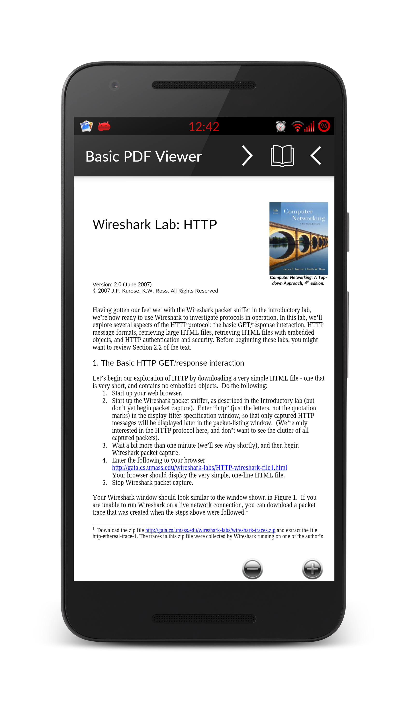 اسکرین شات 4 برنامه PDF Reader