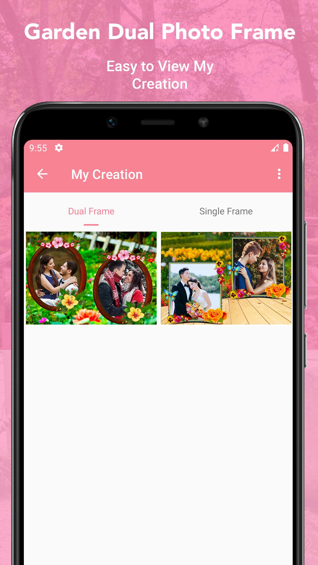 اسکرین شات 6 برنامه Garden Dual Photo Frames