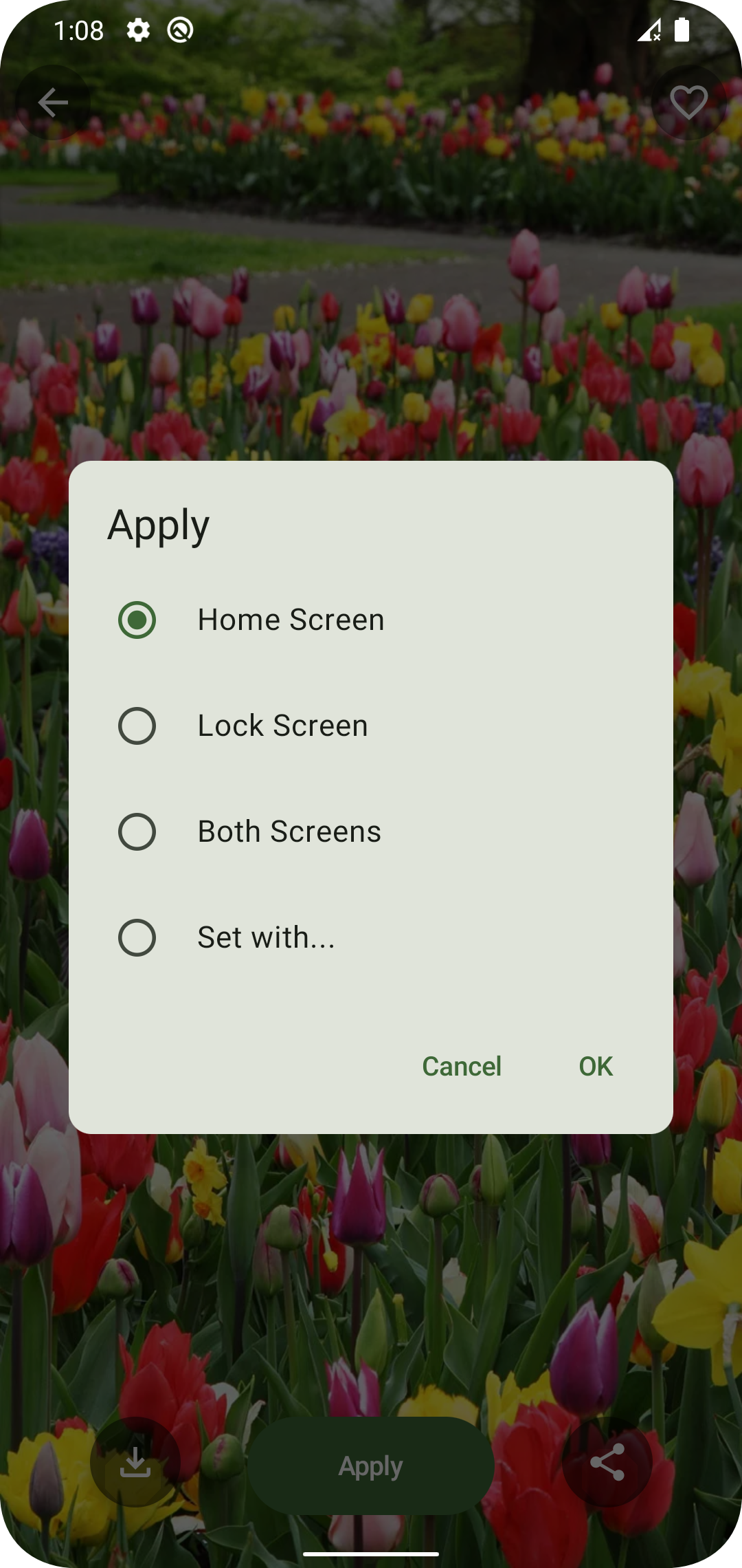 اسکرین شات 4 برنامه Garden Wallpapers 4k