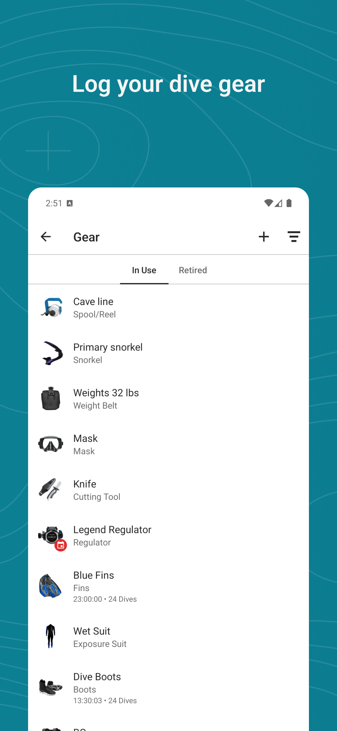 اسکرین شات 4 برنامه Garmin Dive™