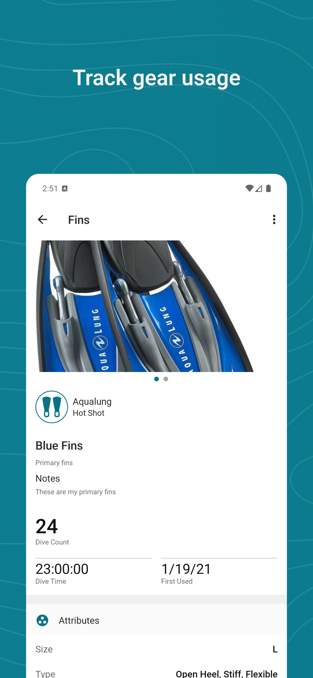 اسکرین شات 5 برنامه Garmin Dive™