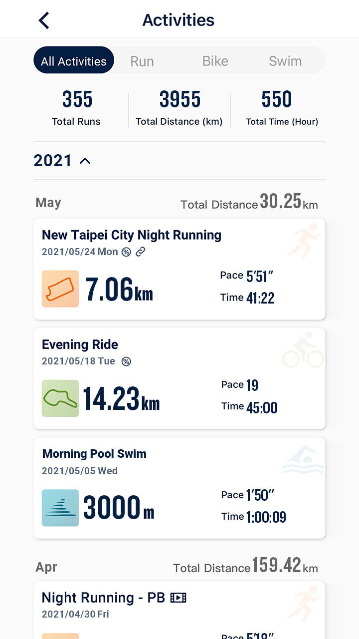 اسکرین شات 5 برنامه Garmin Sports
