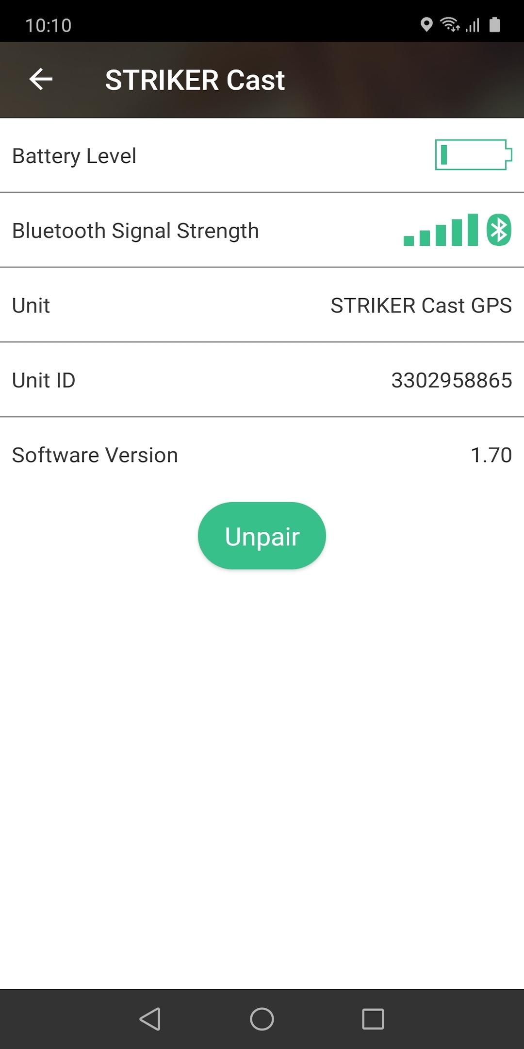 اسکرین شات 3 برنامه Garmin STRIKER™ Cast