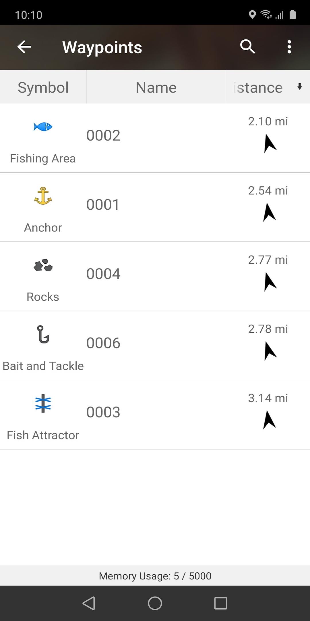 اسکرین شات 8 برنامه Garmin STRIKER™ Cast