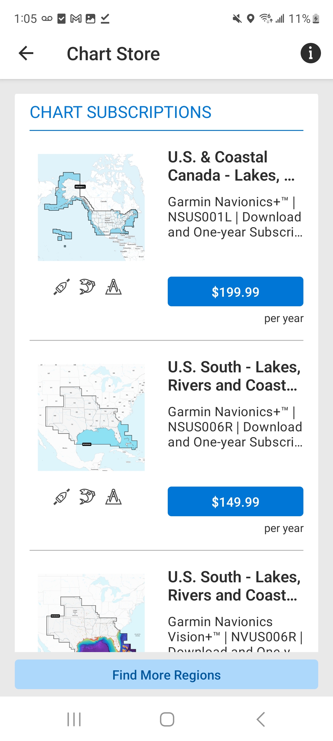اسکرین شات 2 برنامه Garmin ActiveCaptain®