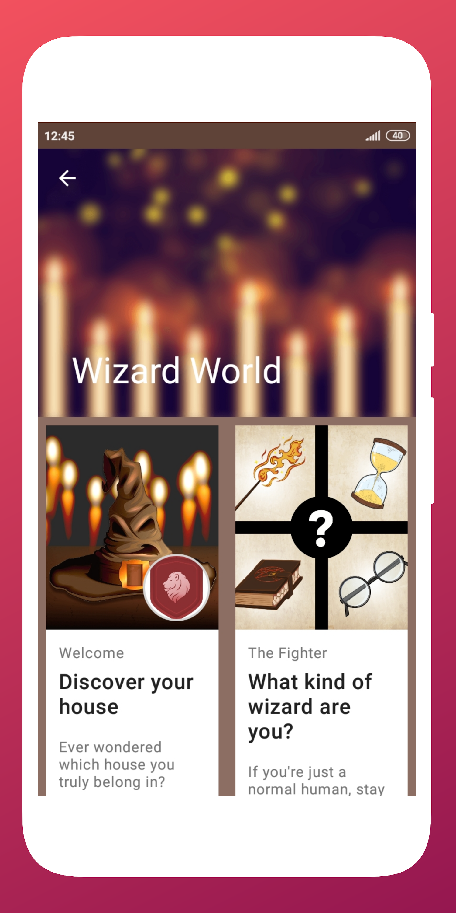 اسکرین شات 3 برنامه Yer a wizard - The magic hat q