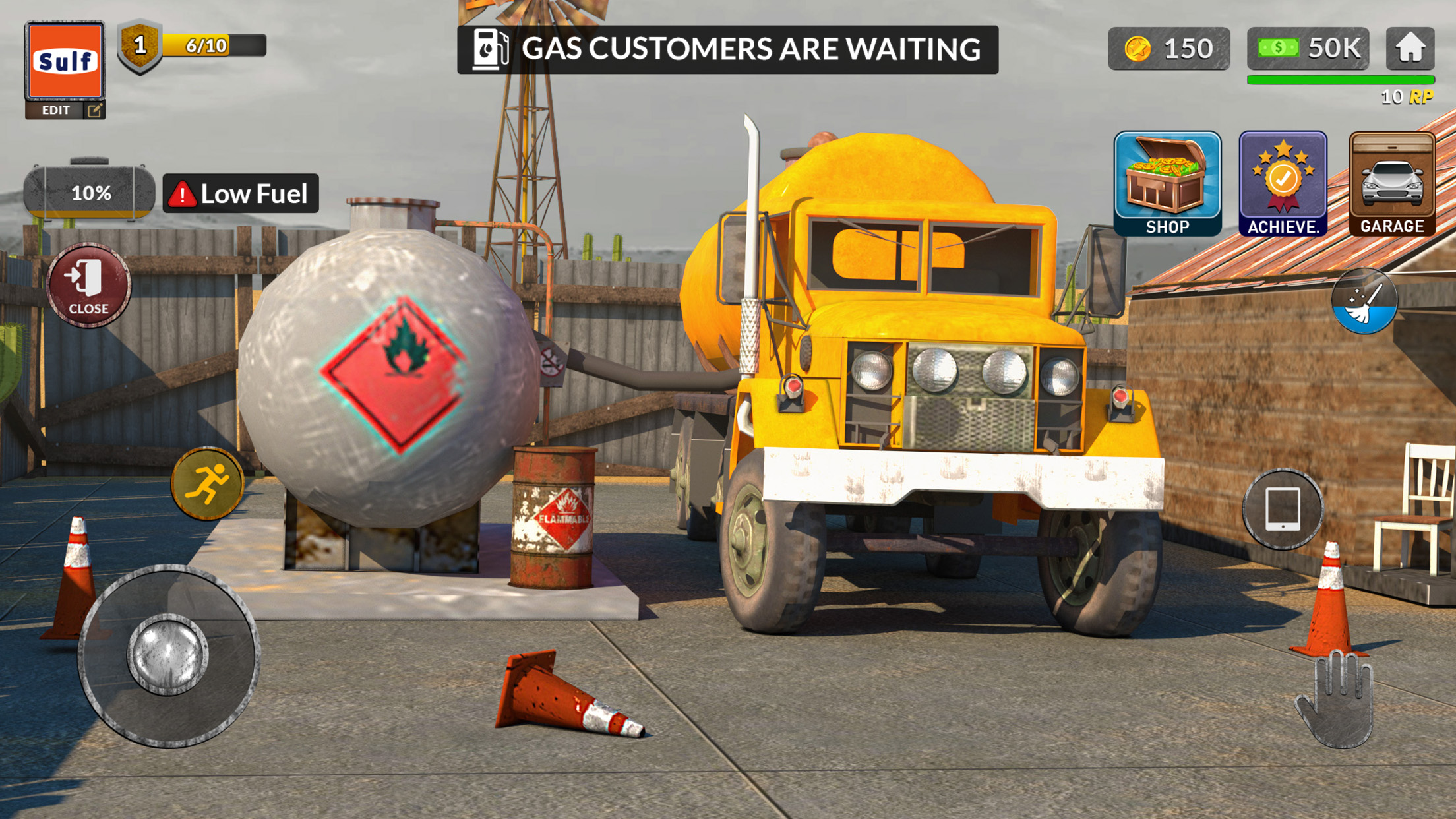اسکرین شات 2 بازی Gas Filling Junkyard Simulator