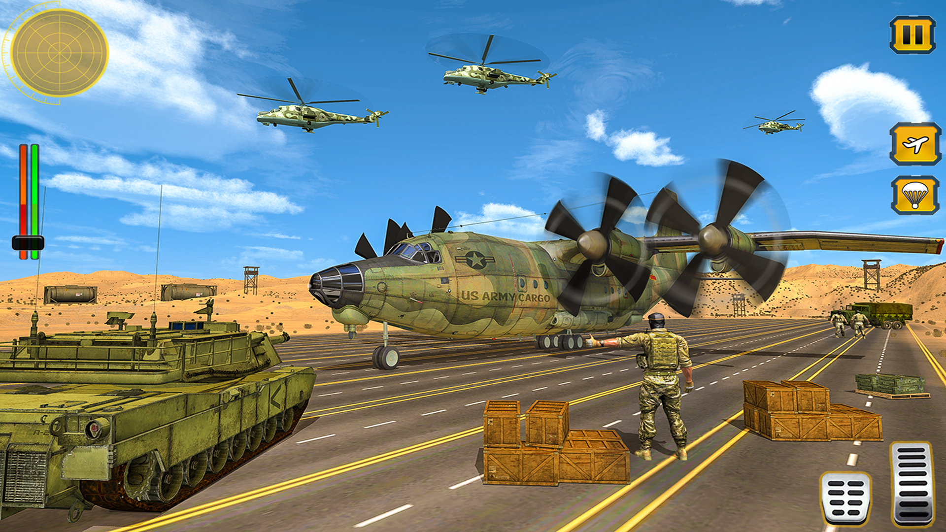 اسکرین شات 4 برنامه Army Vehicle Transport Plane