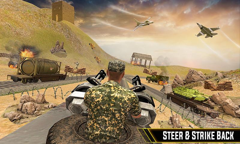 اسکرین شات 3 برنامه Army Train Driving Simulator