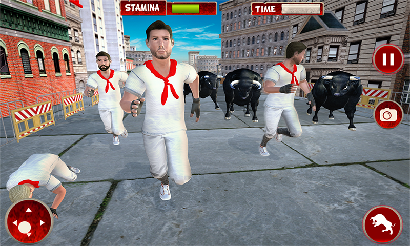 اسکرین شات 4 برنامه Angry Bull: City Attack Sim