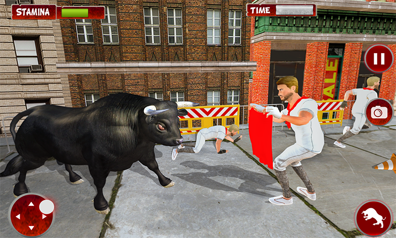اسکرین شات 3 برنامه Angry Bull: City Attack Sim
