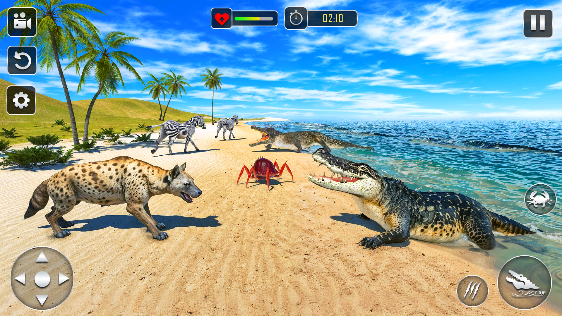 اسکرین شات 3 برنامه Wild Crocodile Sim Animal Game