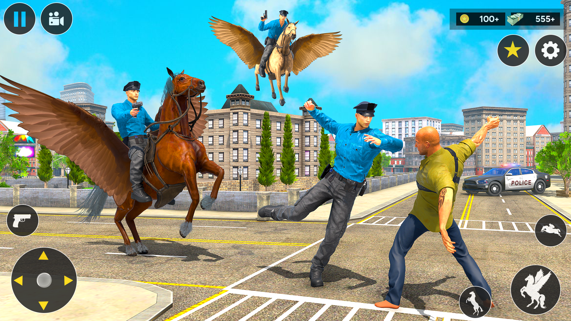 اسکرین شات 5 برنامه Wild Flying Horse Simulator