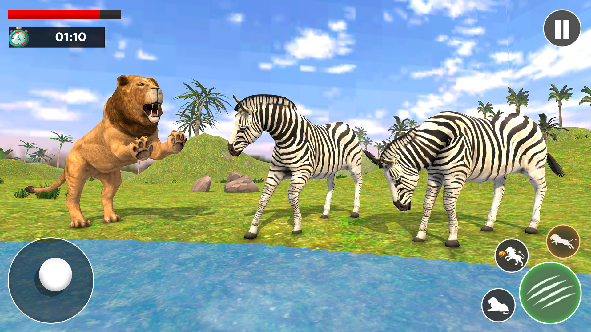 اسکرین شات 1 بازی Lion Hunting Simulator Game