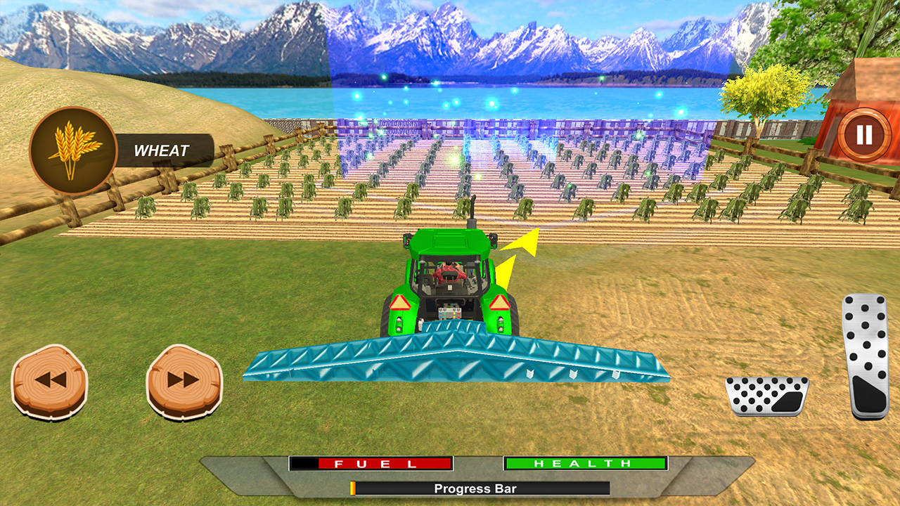 اسکرین شات 2 برنامه Farming Games: Tractor Driving
