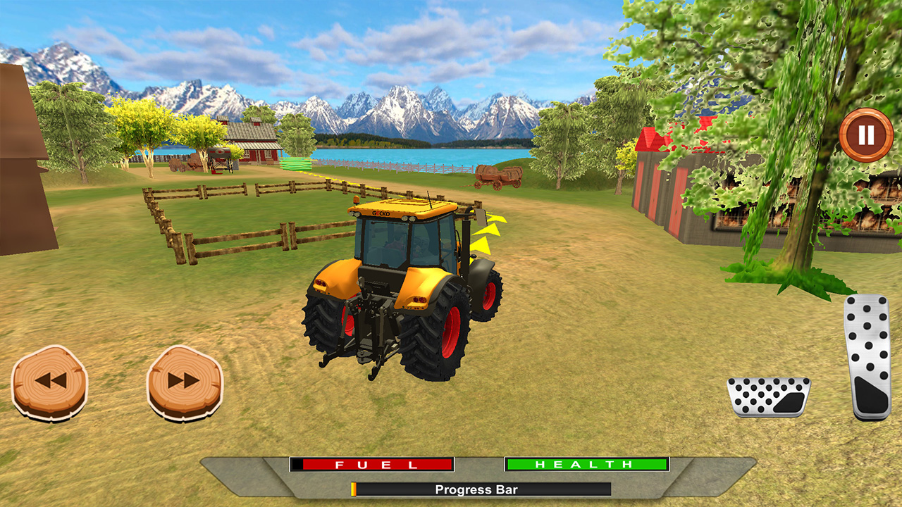 اسکرین شات 3 برنامه Farming Games: Tractor Driving