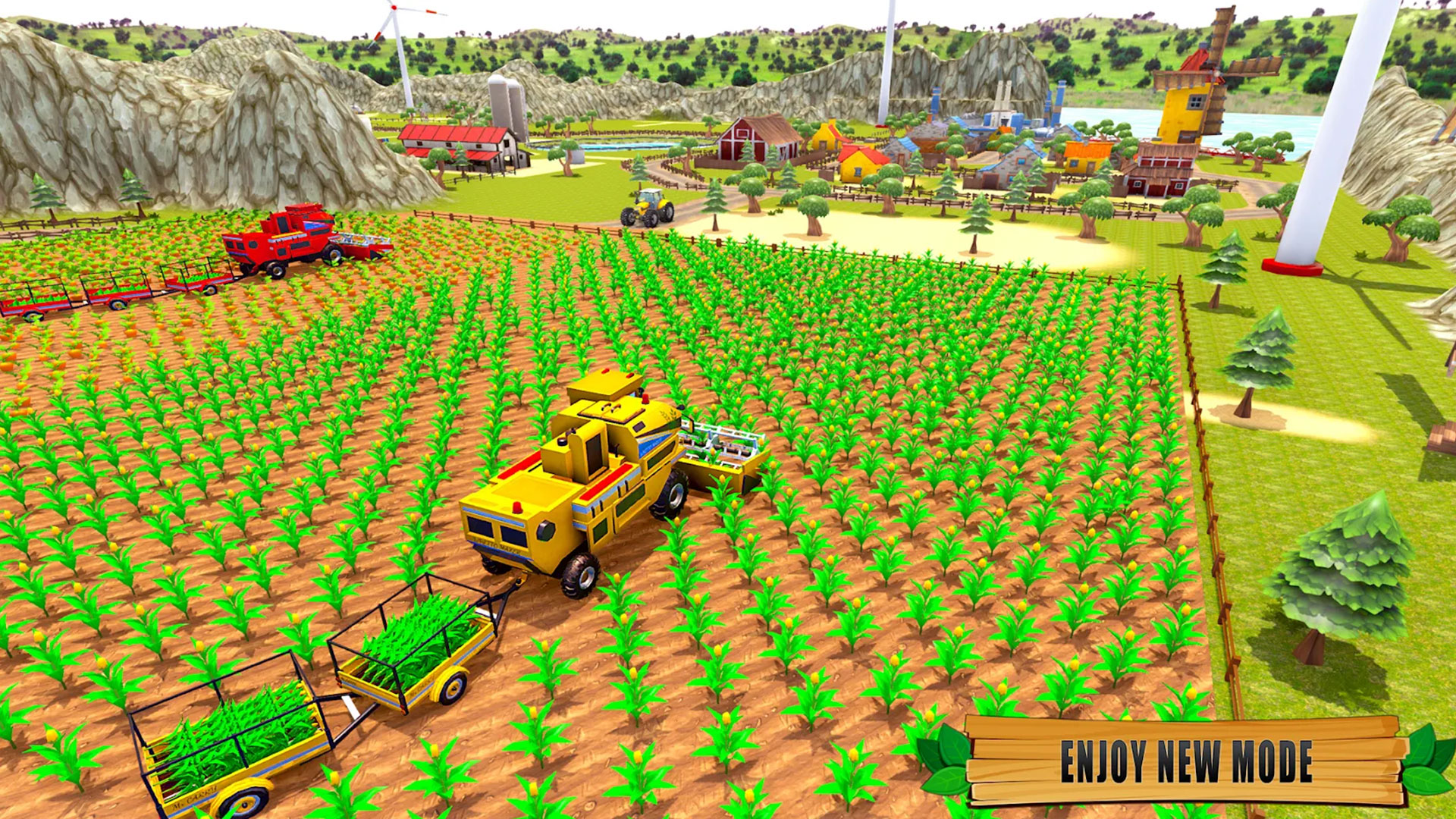 اسکرین شات 3 برنامه Farming Games: Tractor Driving