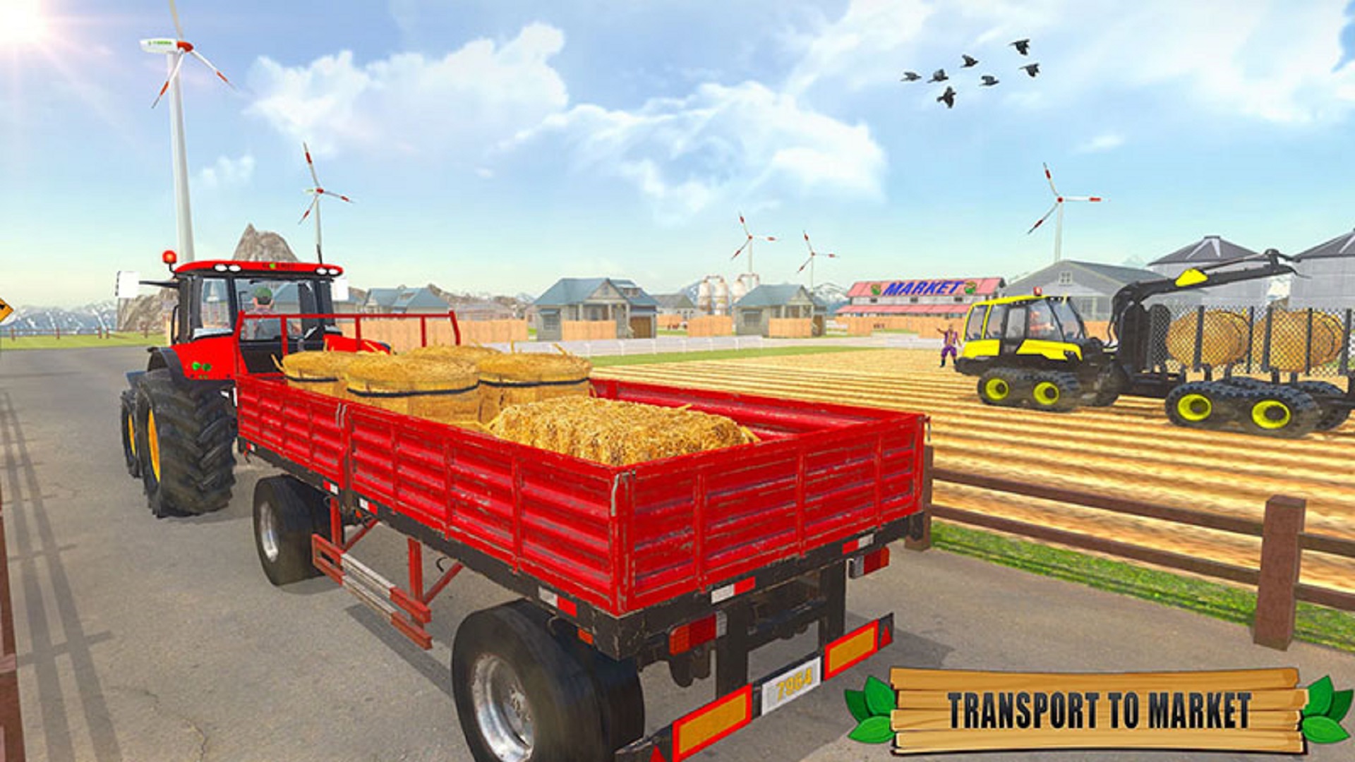 اسکرین شات 8 برنامه Farming Games: Tractor Driving