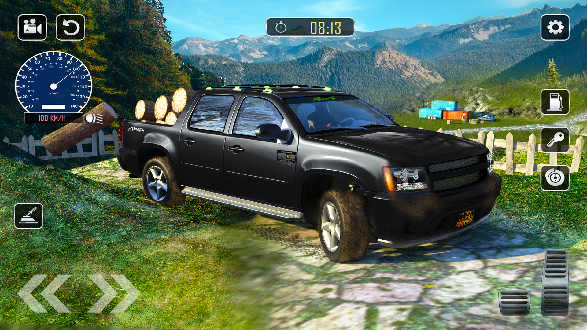 اسکرین شات 5 برنامه Extreme Cargo SUV Driving Game