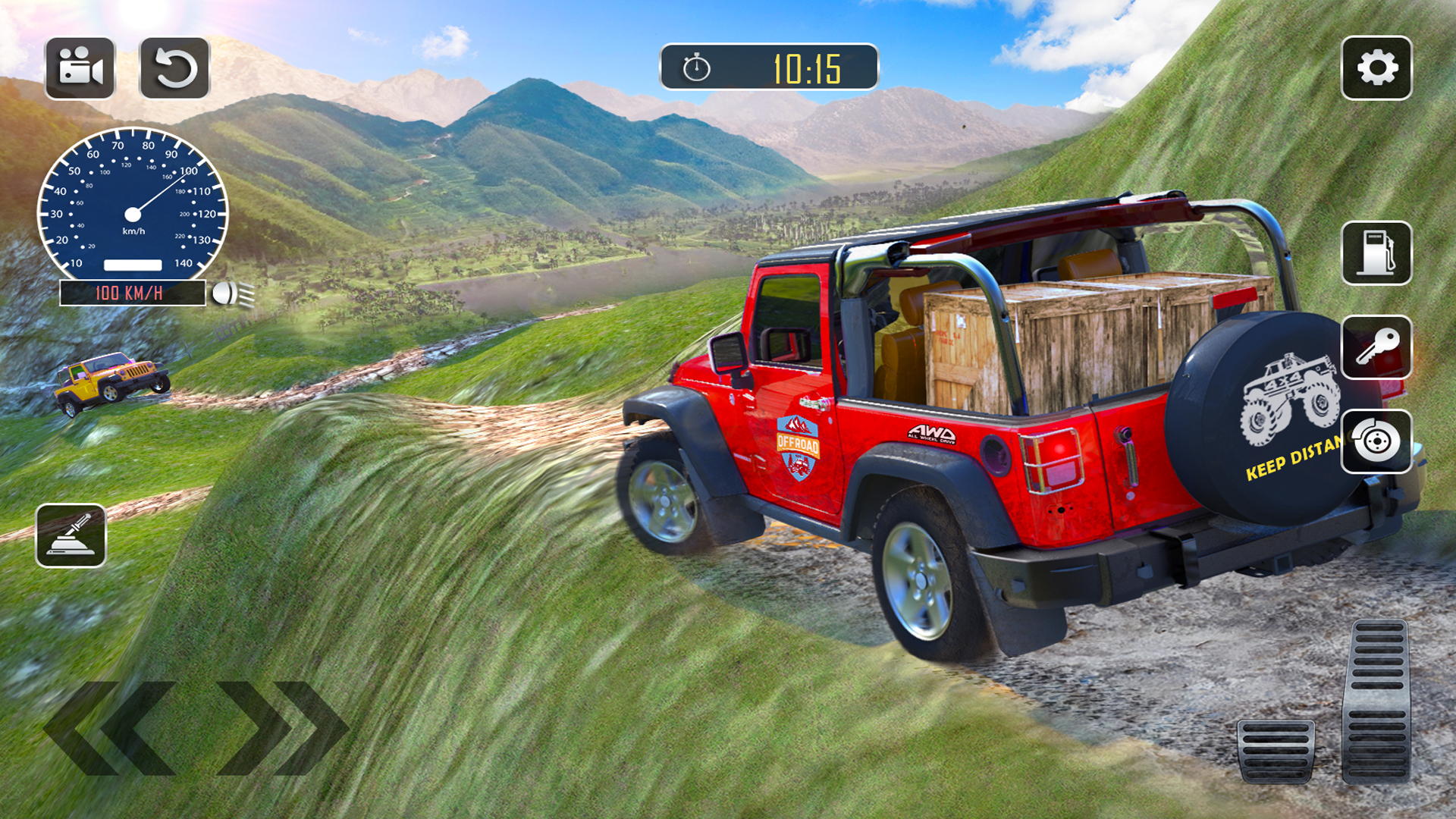 اسکرین شات 2 برنامه Extreme Cargo SUV Driving Game