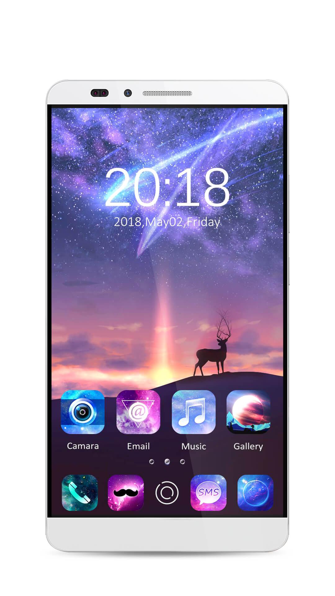 اسکرین شات 1 برنامه GO Launcher S – 3D Theme, Wall