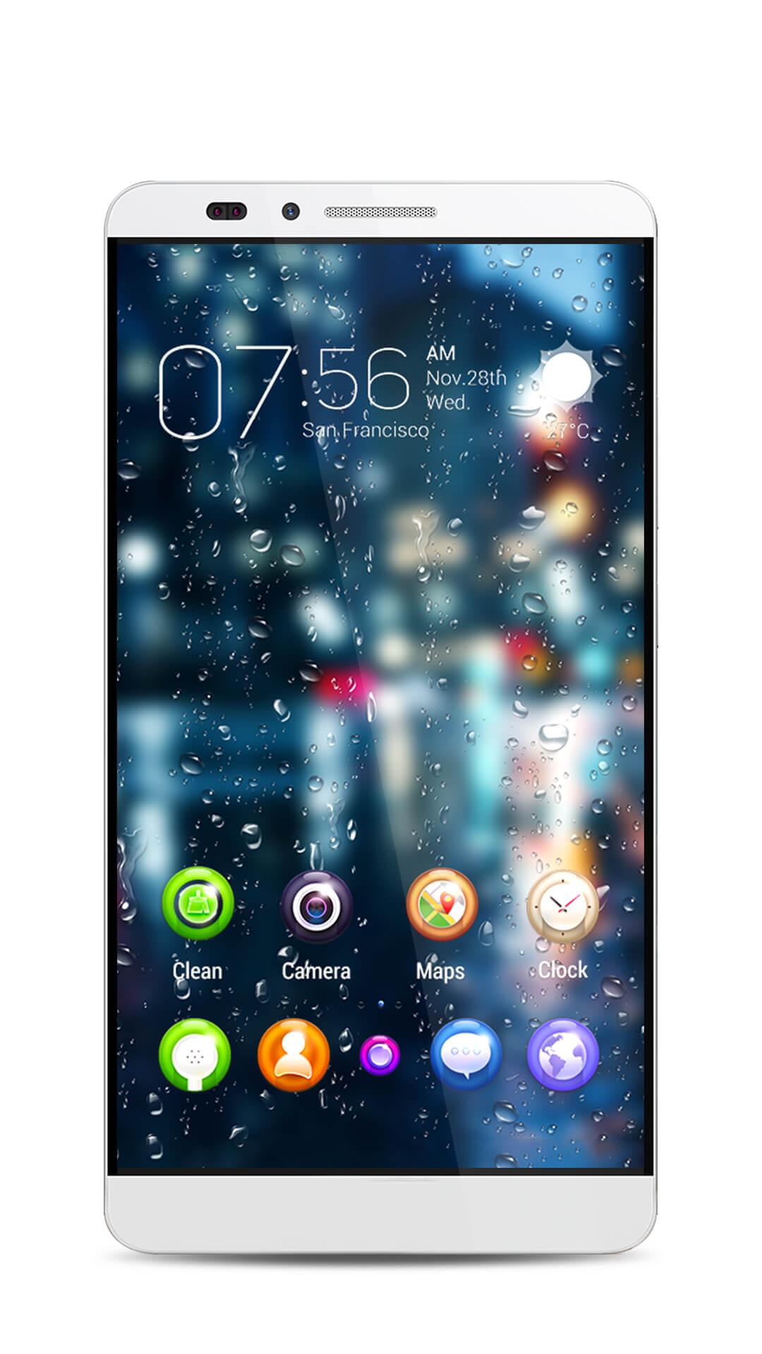 اسکرین شات 2 برنامه GO Launcher S – 3D Theme, Wall