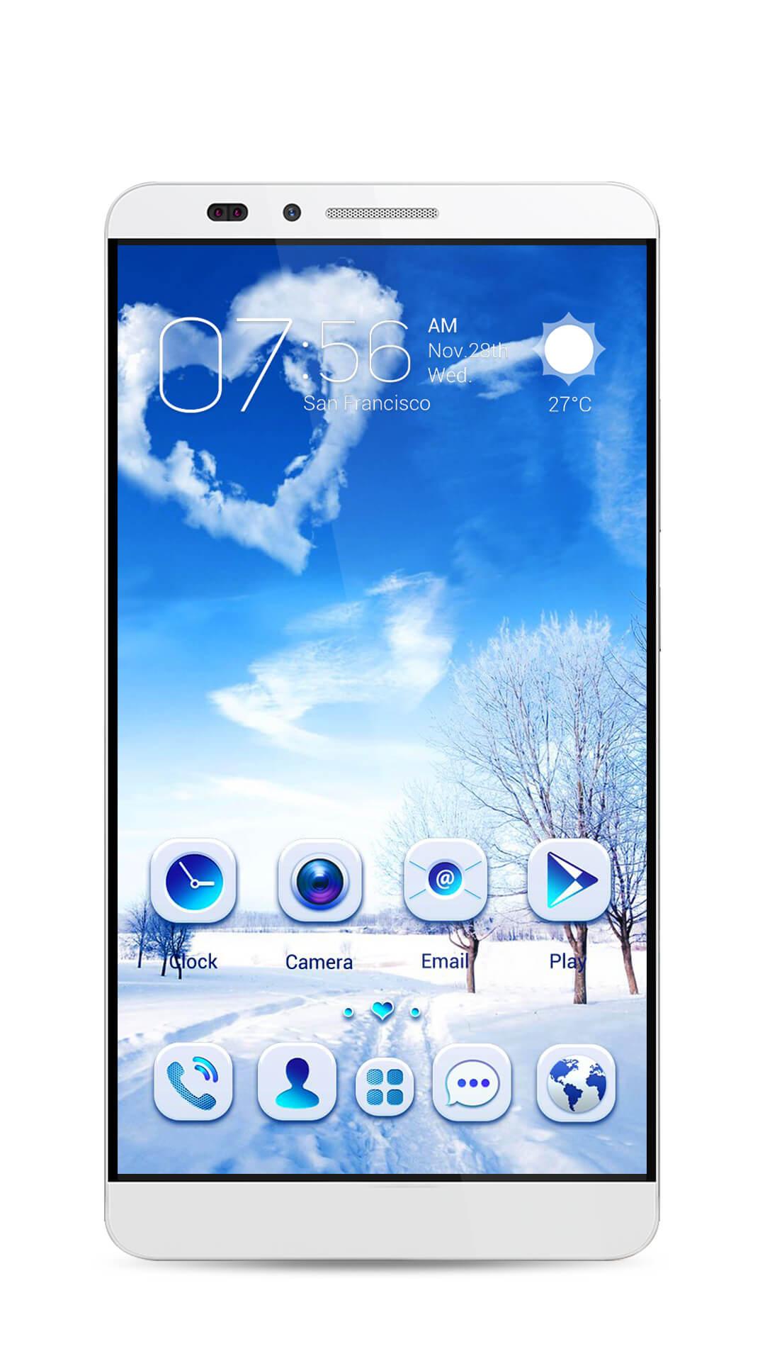 اسکرین شات 3 برنامه GO Launcher S – 3D Theme, Wall