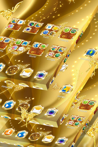 اسکرین شات برنامه Golden Launcher 5