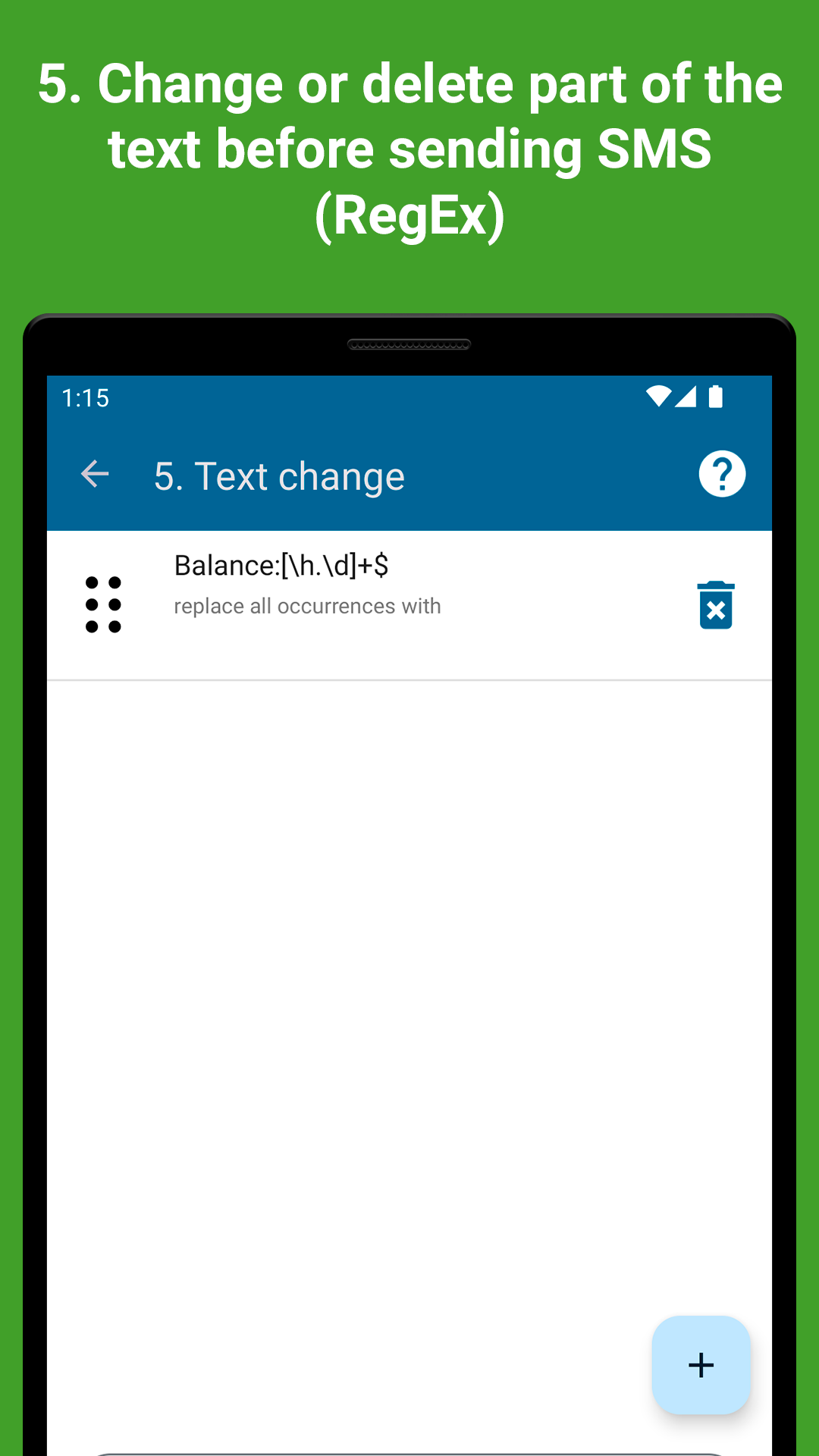اسکرین شات برنامه SMS forwarder 7