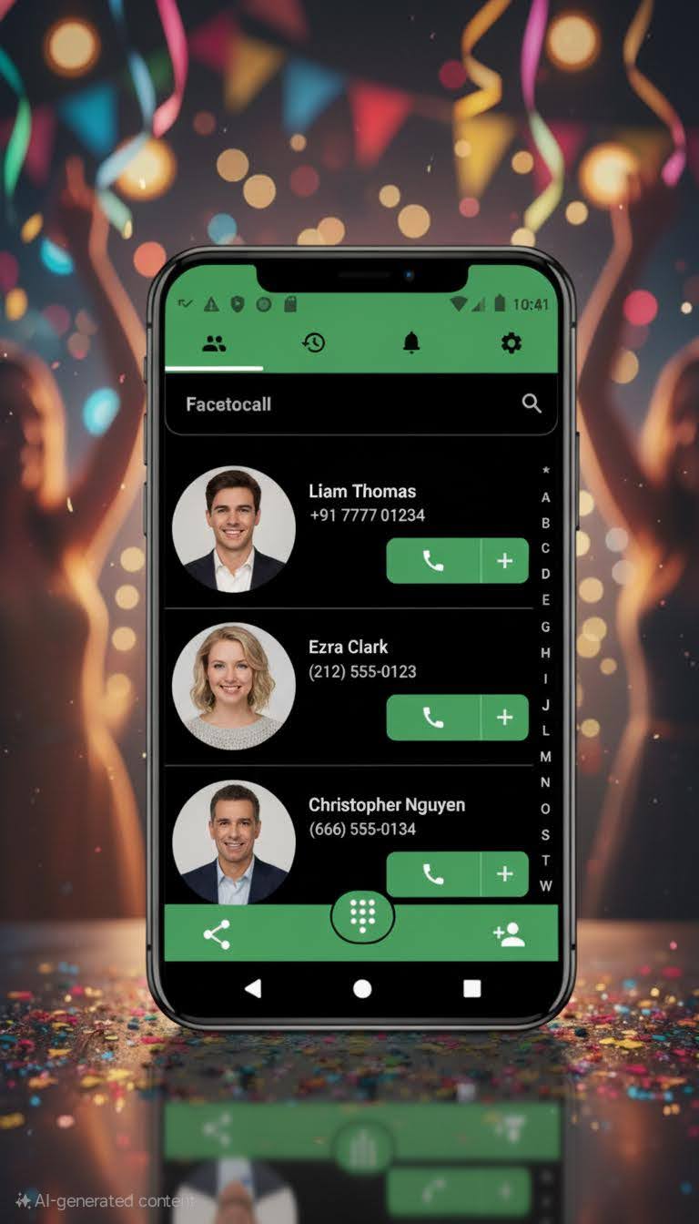 اسکرین شات 3 برنامه Contacts, Dialer and Phone