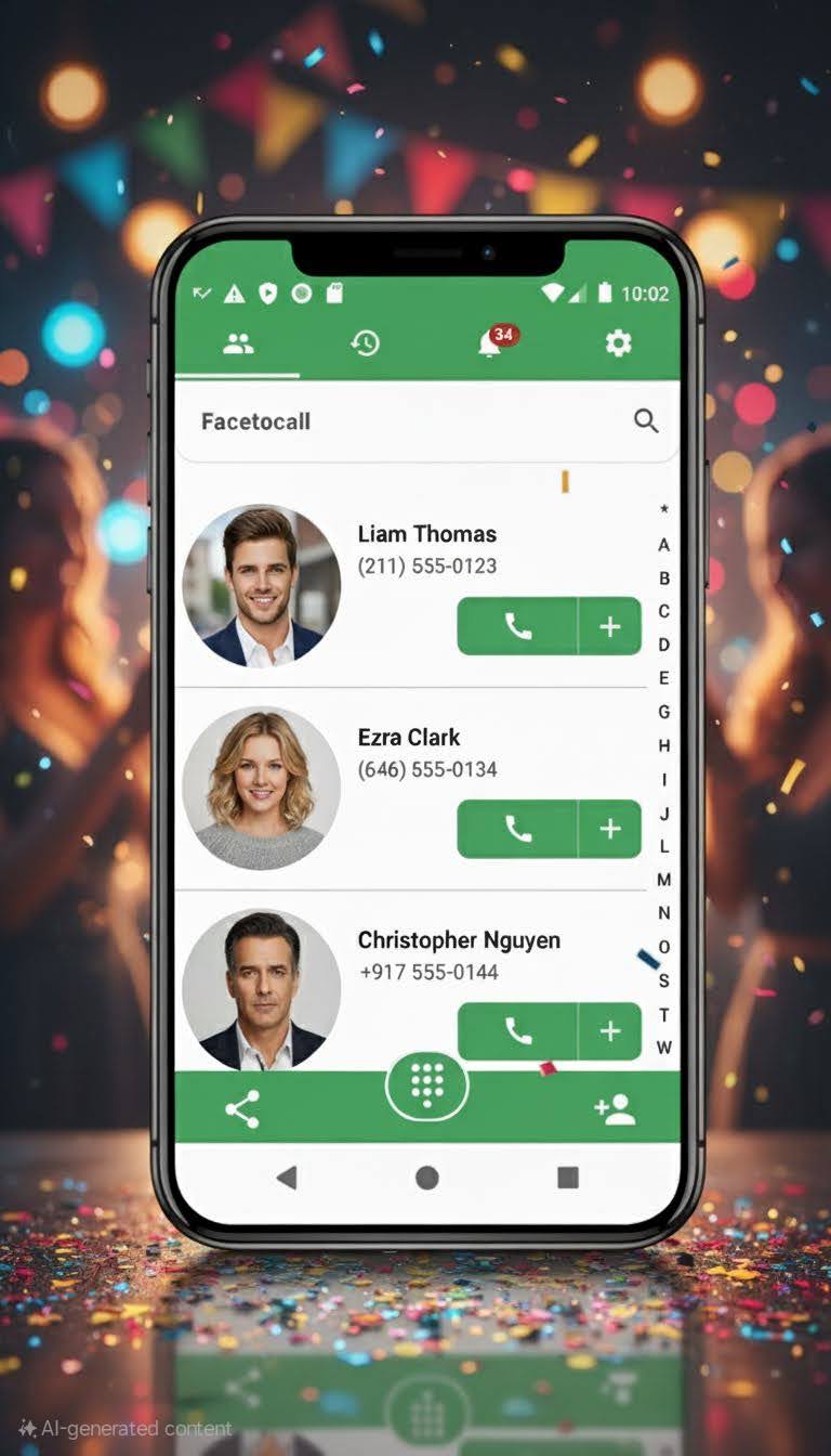 اسکرین شات 2 برنامه Contacts, Dialer and Phone