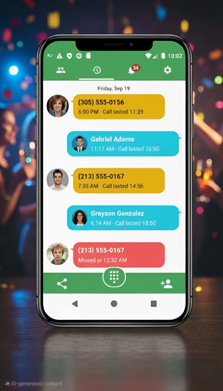 اسکرین شات 6 برنامه Contacts, Dialer and Phone