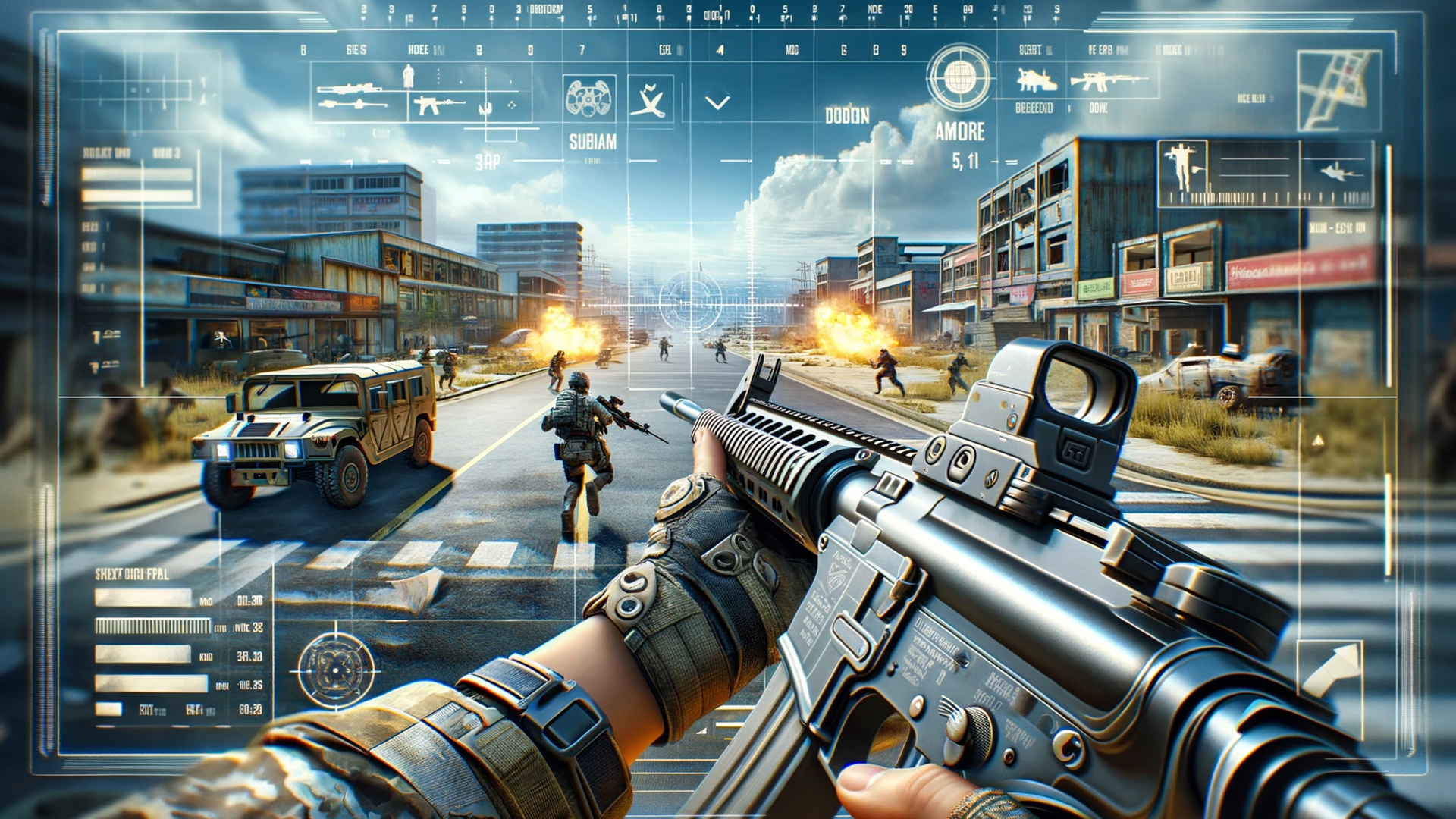 اسکرین شات 1 بازی Gun Games 3D Offline Fps Games