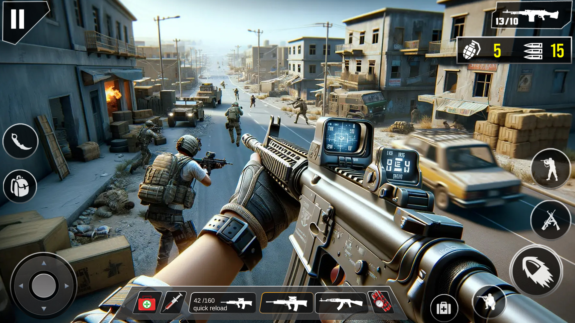 اسکرین شات 5 بازی Gun Games 3D Offline Fps Games
