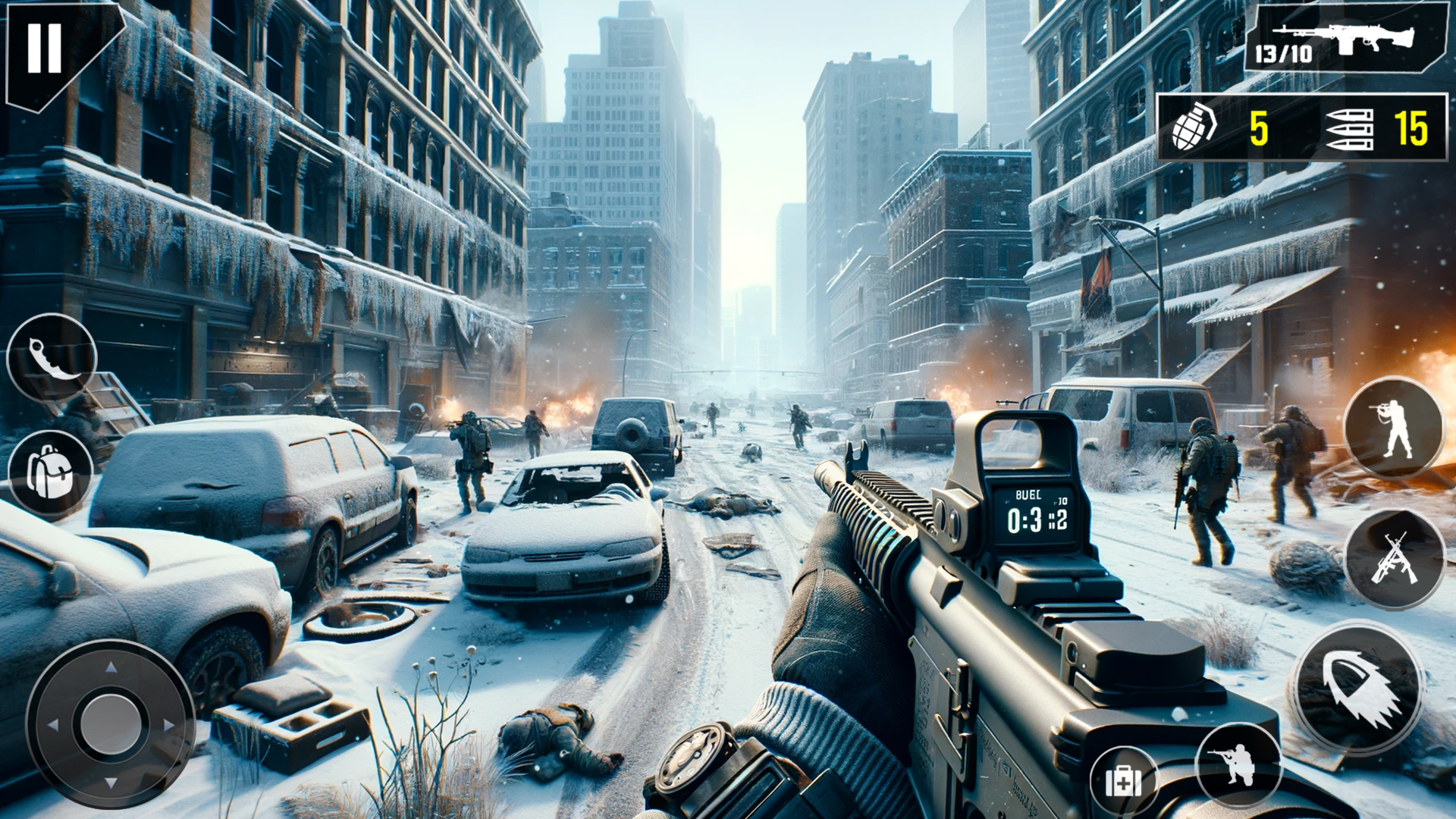 اسکرین شات 4 بازی Gun Games 3D Offline Fps Games