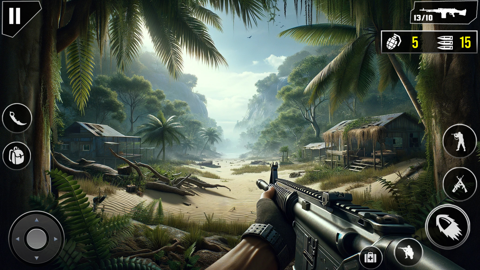 اسکرین شات 3 بازی Gun Games 3D Offline Fps Games