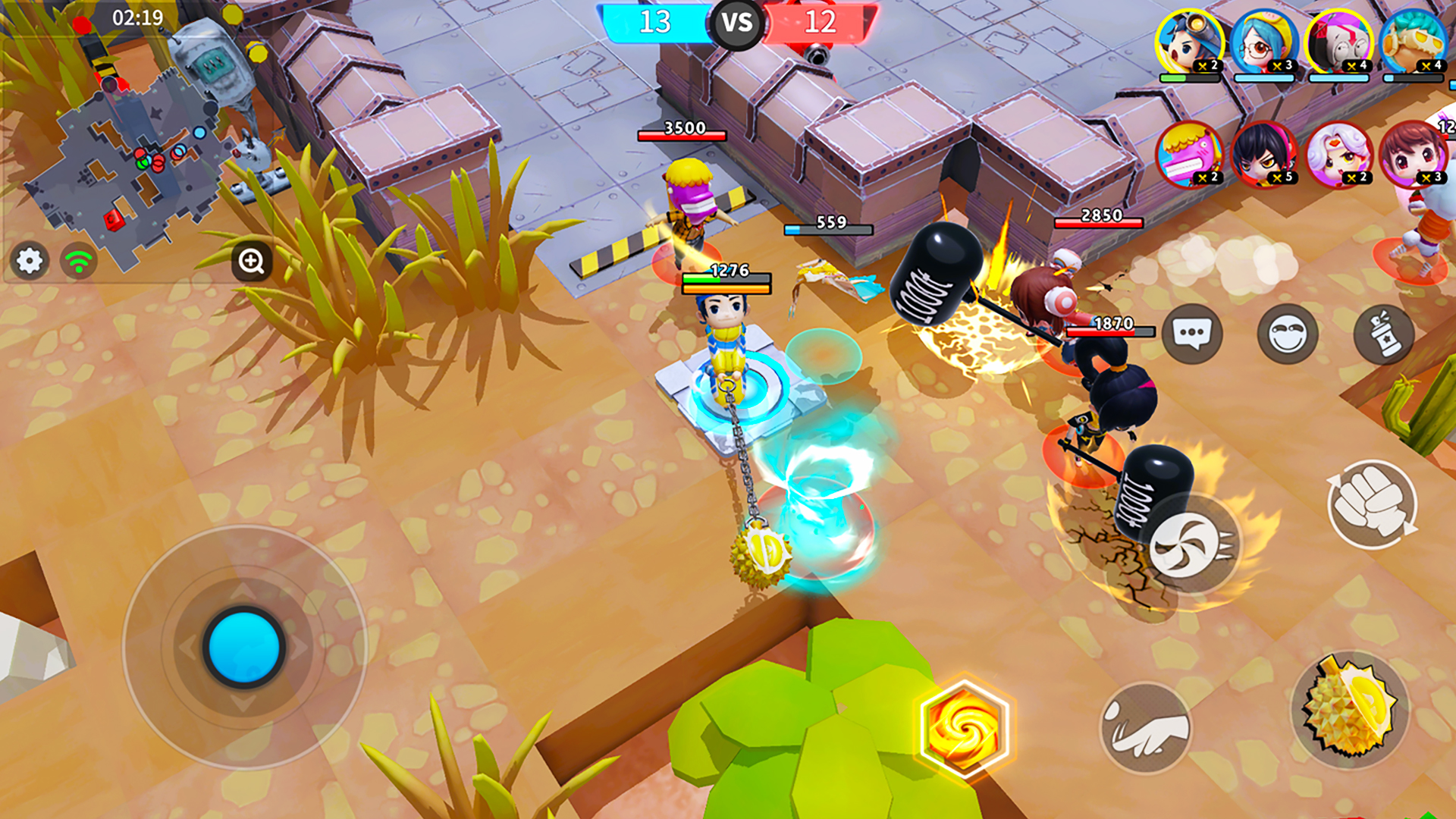 اسکرین شات 8 بازی Funny Fighters: Battle Royale