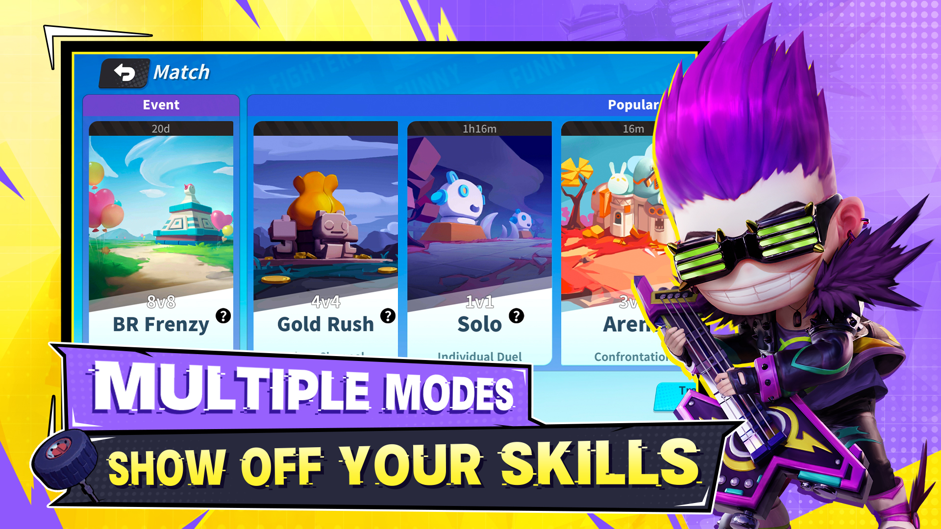 اسکرین شات 5 بازی Funny Fighters: Battle Royale