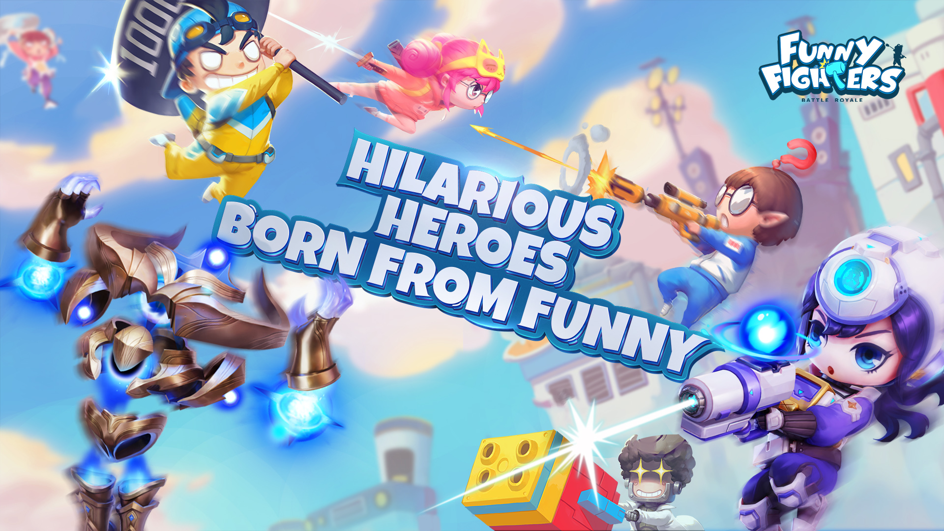 اسکرین شات 1 بازی Funny Fighters: Battle Royale