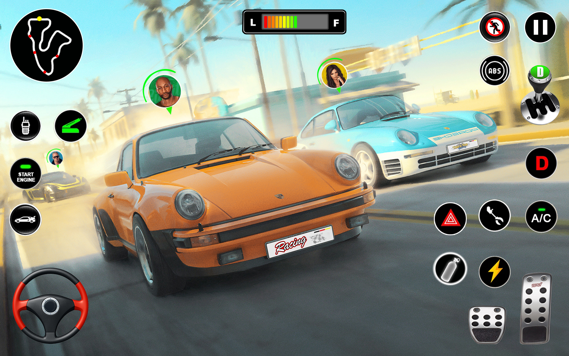 اسکرین شات 4 برنامه Racing in Highway Car 3D Games