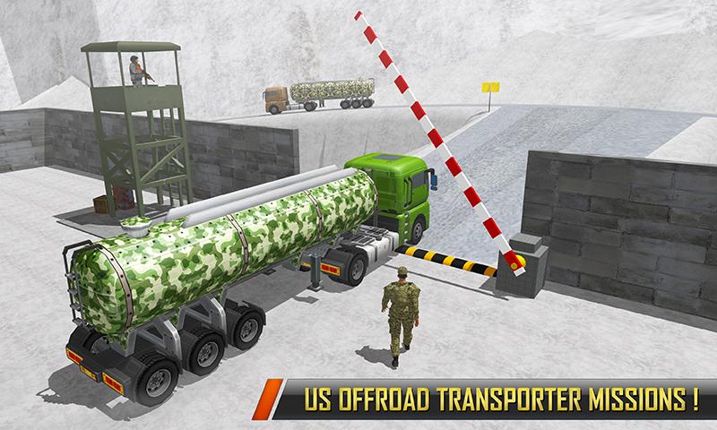 اسکرین شات 2 بازی Military Oil Tanker Truck Game