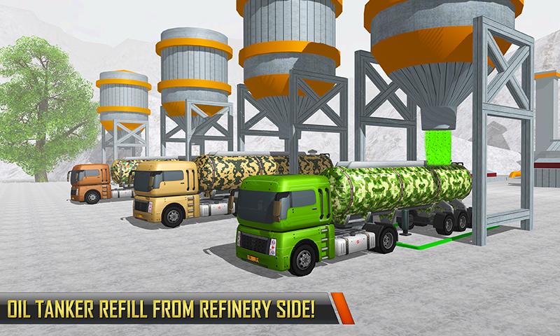 اسکرین شات 4 بازی Military Oil Tanker Truck Game