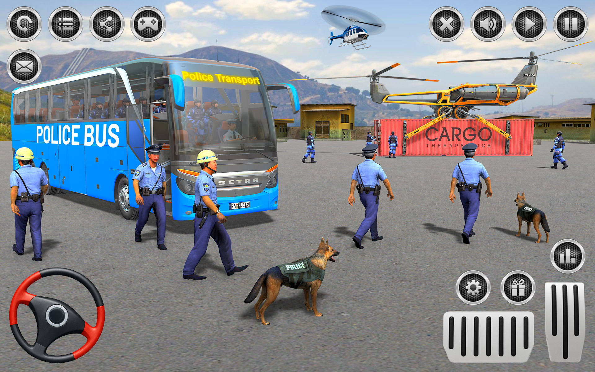 اسکرین شات 7 بازی US Police Bus Simulator Game