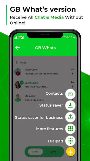 اسکرین شات 1 برنامه GB Whats Pro