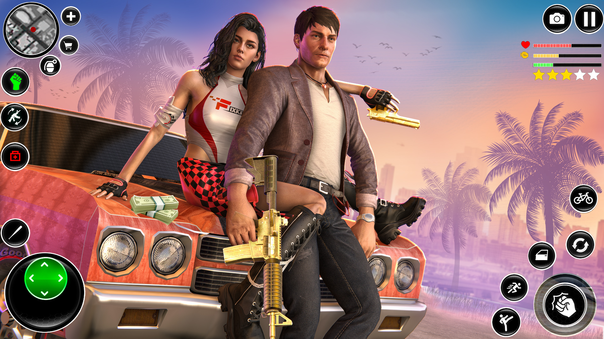 اسکرین شات 1 برنامه Gangster City Mafia Crime Game