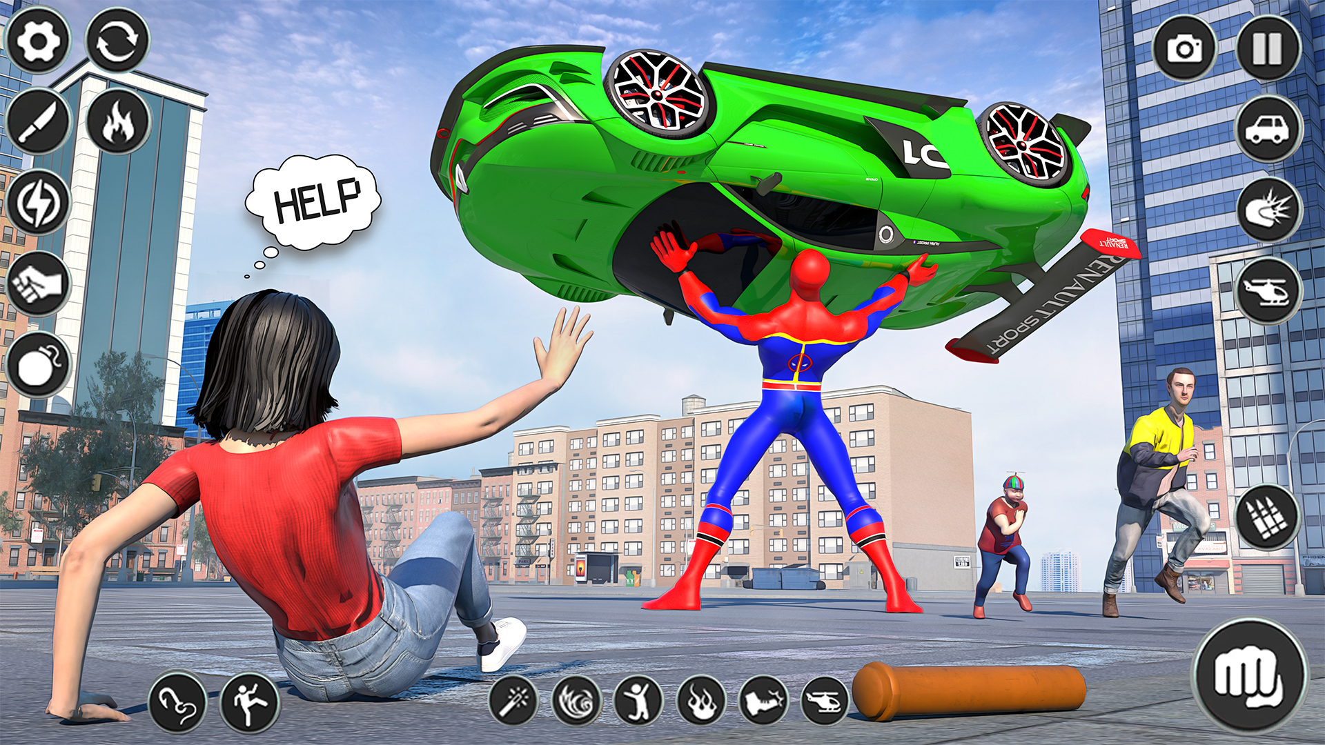 اسکرین شات 2 بازی Spider Robot Hero City Battle